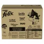 Purina Nestlé Felix Fantastic Duo Mix Countryside slapjā barība kaķiem 120 x 85 g paciņas, pieaugušiem