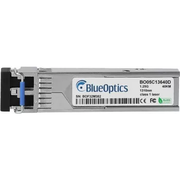 BlueOptics SFP-3411-BO šķiedru optikas raiduztvērēja modulis, LC, alumīnijs, 20 g