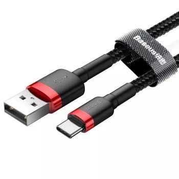 Mobilā telefona kabelis Baseus Sarkans 1m USB A USB C