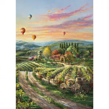 Thomas Kinkade Studios: Peaceful Valley Vineyard, Puzle