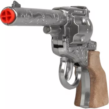 Rotaļu metāla kovboju revolveris Gonher 8 šāvienu modelis 239842
