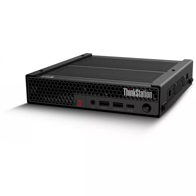 Mini darbstacija Lenovo ThinkStation P3 Tiny Gen 2 — Intel Core Ultra 7 265, 32 GB DDR5, 1 TB SSD, NVIDIA RTX A400, Windows 11 Pro, Melna