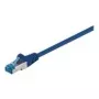 Wentronic Goobay CAT 6a Patch Kabelis, S/FTP (PiMF), Zils, 5 m - LSZH Halogēnbrīvs, Varš (93812)