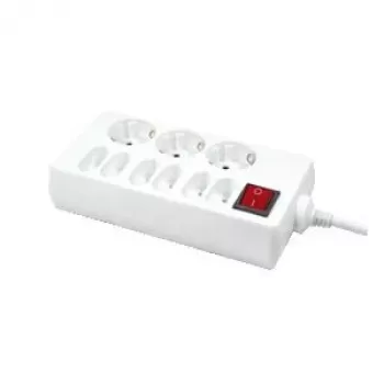 LogiLink 9 kontaktligzdas 1,5m Balts