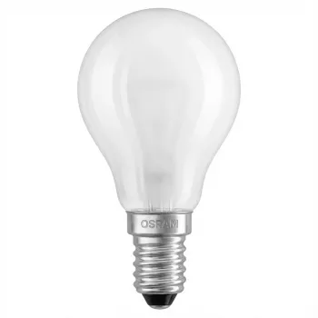 Osram spuldze bumbas forma 15W matēta 230V E14