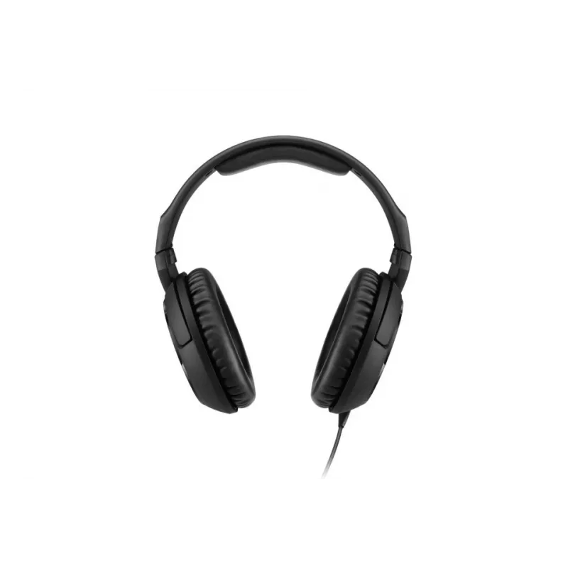 Vadu studiju austiņas Sennheiser HD 200 PRO — slēgtas, apauss, 32 Ω, 20–20000 Hz, 2 m kabelis, 3,5 mm, melnas
