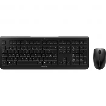 CHERRY DW 3000 bezvadu tastatūra un pele, QWERTZ, melna