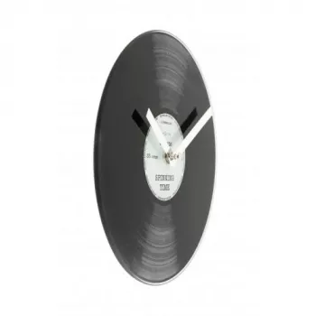 NeXtime klok 5163 Little Spinning Time, Ø20 cm, sienas, melna