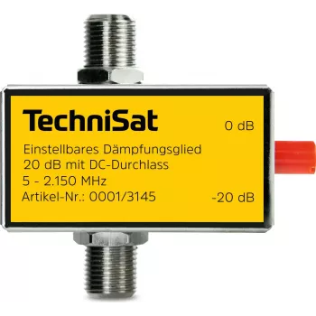 Attenuator Network Pad TechniSat 0001/3145 Sudrabs 20 dB 75 Ω