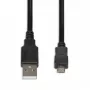 USB A uz Micro-USB B kabelis IBOX IKU2M18 1,8 m USB 2.0, melns, 2 A