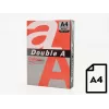 Krāsainais papīrs Double A, 80g, A4, 500 loksnes, Sarkans
