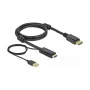 HDMI uz DisplayPort kabelis DeLOCK 85963 4K 30 Hz 1 m
