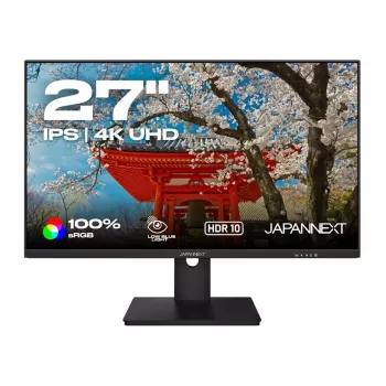 JAPANNEXT JN-IPS270UHD60F 27 collu 4K UHD IPS monitors ar HDMI/DP
