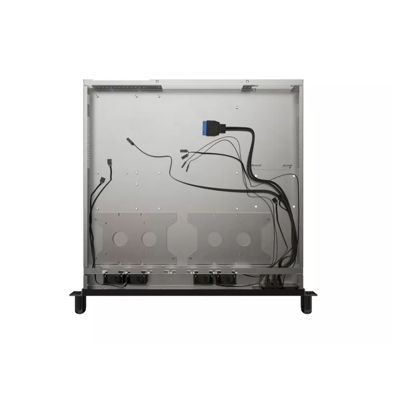 Rack šasija Lanberg SC01-4201-10B 1U Melna 4 Ventilatori