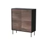 Cama 4D CORTINA kumode 102x40x118 melns/valrieksts