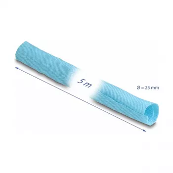 Kabeļa uzmava DeLOCK 20883 Zila Poliesters 2.6 cm Diametrs 5000 mm Garums