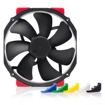 Datora korpusa ventilators Noctua NF-A15 HS-PWM chromax.black.swap 150 mm, PWM, 300–1500 RPM, 140,2 m³/h, 24,6 dB
