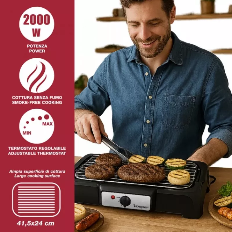 Beper P101BBQ001 Elektriskais Bārbekjū
