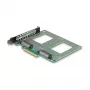 DeLOCK 90162 Iekšējais U.2 adapteris PCIe ar LED indikatoriem