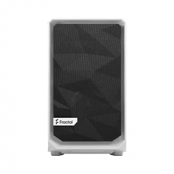Fractal Design Meshify 2 Nano - Mini-ITX tornis (rūdīts stikls) - bez barošanas bloka (ATX) - Balts - USB/Audio (FD-C-MES2N-02)