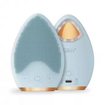 Vibrējošā birste Silk'n Bright Lux zaļa, akumulatora, uzlāde 3h