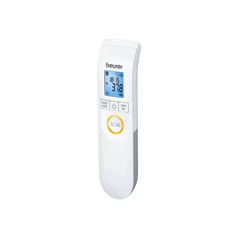 Bezkontakta infrasarkanais termometrs Beurer FT 95 ar Bluetooth, balts