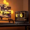 Datora korpuss Jonsbo D200 midi-tower mATX rūdīts stikls mini temperatūras displejs melns