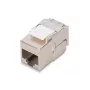 Keystone modulis Digitus CAT 6A ekranēts RJ-45 sudraba krāsā 1 gab.