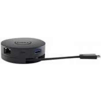 Dell Mobile Adapter DA300 - dokstacija - USB-C - VGA - 1GbE - saderīga ar Latitude 3301, 54XX, 7290, 7310 2-in-1, 73XX, 74XX, Precision 3560, 55XX, 5750, 7540, 7740