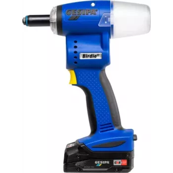 Gesipa akumulatora kniedētājs Birdie CAS 10000N, 1x18V 2,0Ah+LG, L-BOXX, 4 Mu-St (1746720)
