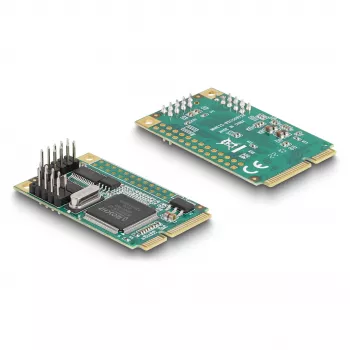 DeLOCK Mini PCIe karte full size uz 2 x Serial RS-232 D-Sub 9 pin