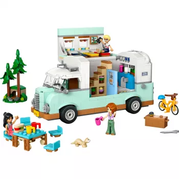 LEGO Motor Home komplekts 42663 — LEGO Friends kemperis, 778 detaļas, 3 minilelles, vecumam 7+