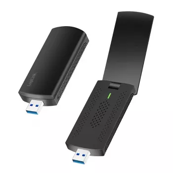 LogiLink Wi-Fi 6E USB adapter, 5.8 GHz