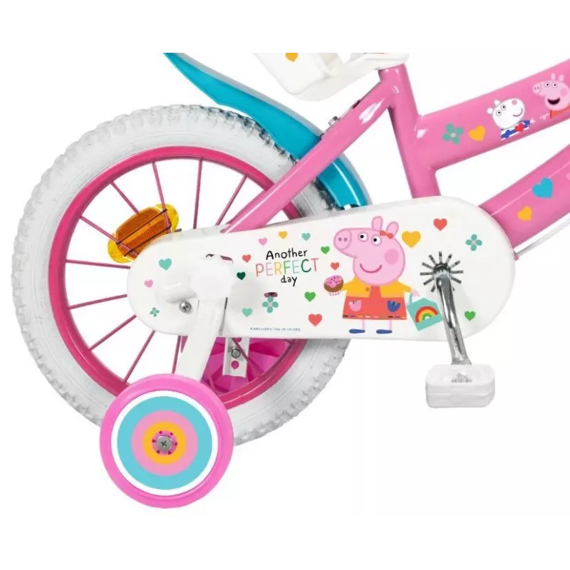 Bērnu velosipēds 14 Peppa Pig rozā 1495 TOIMSA
