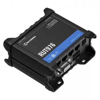 Teltonika RUT976 RedCap 5G maršrutētājs, 5G, Wi-Fi 4, Dual SIM, 4x FE LAN, RS232, RS485