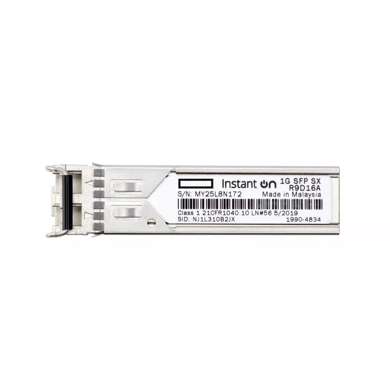 HPE Networking Instant On 1G SFP LC SX raidītājs savienojumiem līdz 500 metriem (R9D16A)