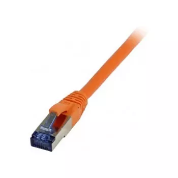 Patch kabelis RJ45 CAT6A 500MHz 0,5m oranžs S-STP (S/FTP) TPE/LSZH (Superflex) AWG26 Syner