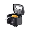 ELDOM Fryer FREET, 2.5 L, 400 g frī kartupeļu, temperatūras regulators, izņemama eļļas tvertne, melna