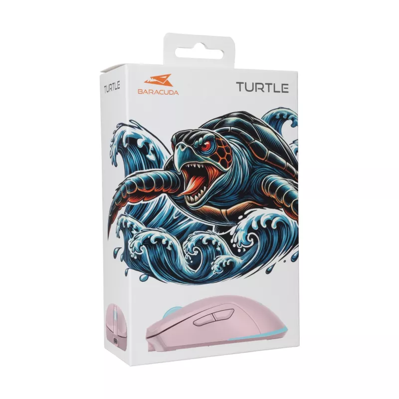 Bezvadu pele Baracuda BGM-124 Turtle Pink TURTLE-P