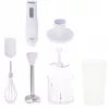 Adler AD 4620 rokas blenderis ar piederumiem, 800 W, 2 ātrumi, smalcinātājs 450 ml, mērtrauks 750 ml, putotājs, balts