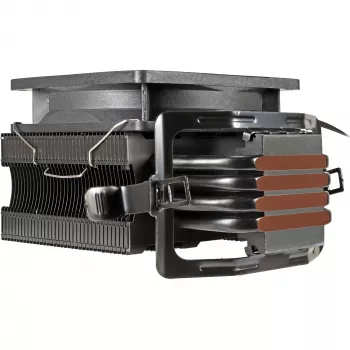 Gaisa dzesētājs INTER-TECH 4P90 Bulk, 92 mm hidrauliskais ventilators, 125 W TDP, saderīgs ar AM5/AM4/AM3 un LGA 1700/1200/115x/775