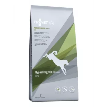 Sausā barība suņiem TROVET Hypoallergenic HPD Horse 3 kg — pieaugušiem, olbaltumvielas 24%, tauki 14%, bez lipekļa un sojas