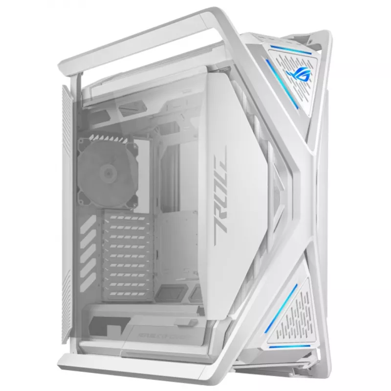 ASUS ROG GR701 Hyperion White, PC, Balts, ATX, EATX, micro ATX, Mini-ITX, Alumīnijs, Daudzfunkciju, Priekšpuse