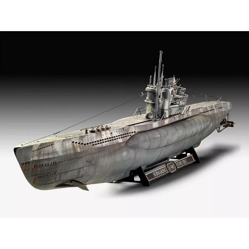 Plastmasas modelis REVELL Vācu zemūdene Type VII C/41 1/72 mērogs