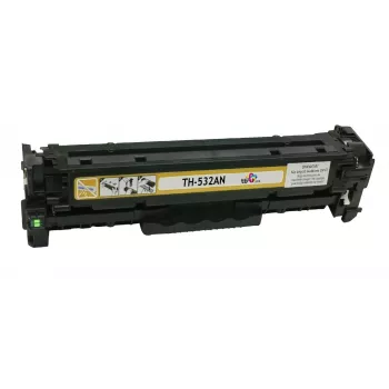 Toner TB saderīgs ar HP CC532A, 100% jauns, dzeltens