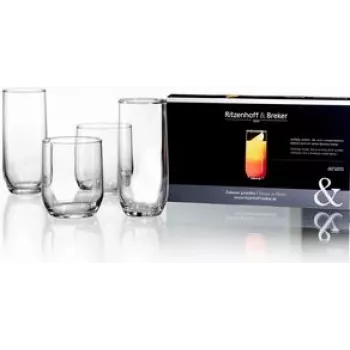 Longdrink glāze Ritzenhoff & Breker RAM 0.315 L, trauku mazgājamā mašīnā droša, augstums 100 mm