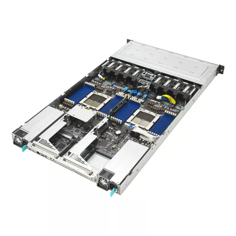 Rack 1U galddators ASUS ExperCenter Pro ERA100A B6 — Intel Core i5, 8GB DDR5, 4×2,5 collu sloti, 500W barošanas bloks, 1×PCIe 5.0 x16, 3×RJ‑45