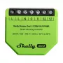 Iebūvējamais dimmeris Shelly Dimmer Gen3 — LED max 150W, Halogēns max 200W, 220–240V, bezvadu, melns/laims
