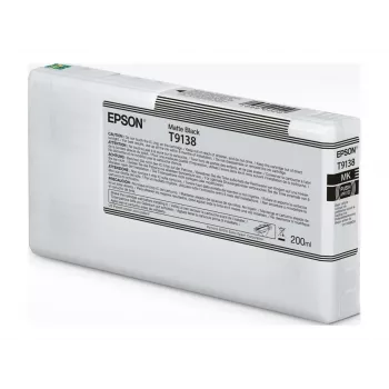 Epson T9138 Matēti melna tintes kasetne 200 ml