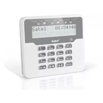 SATEL VERSA-LCDR-WH RFID lasītājs ar tastatūru un displeju, baltā krāsā